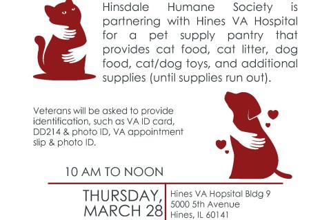 VA Hines Health Care Pet Supply Pantry Veterans Affairs